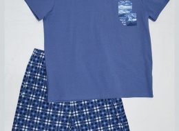 Пижама мужская с шортами  "Купалинка" арт. К253412